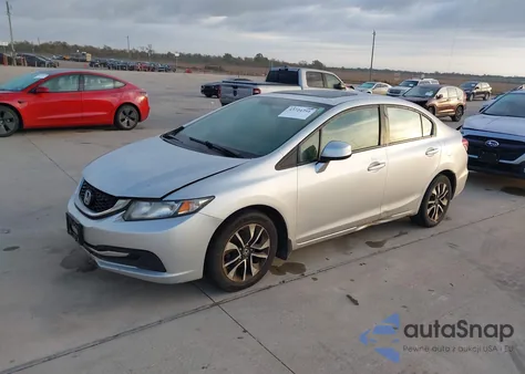 2013 Honda Civic Lx из США, поврежденный, VIN 2HGFB2F56DH019092